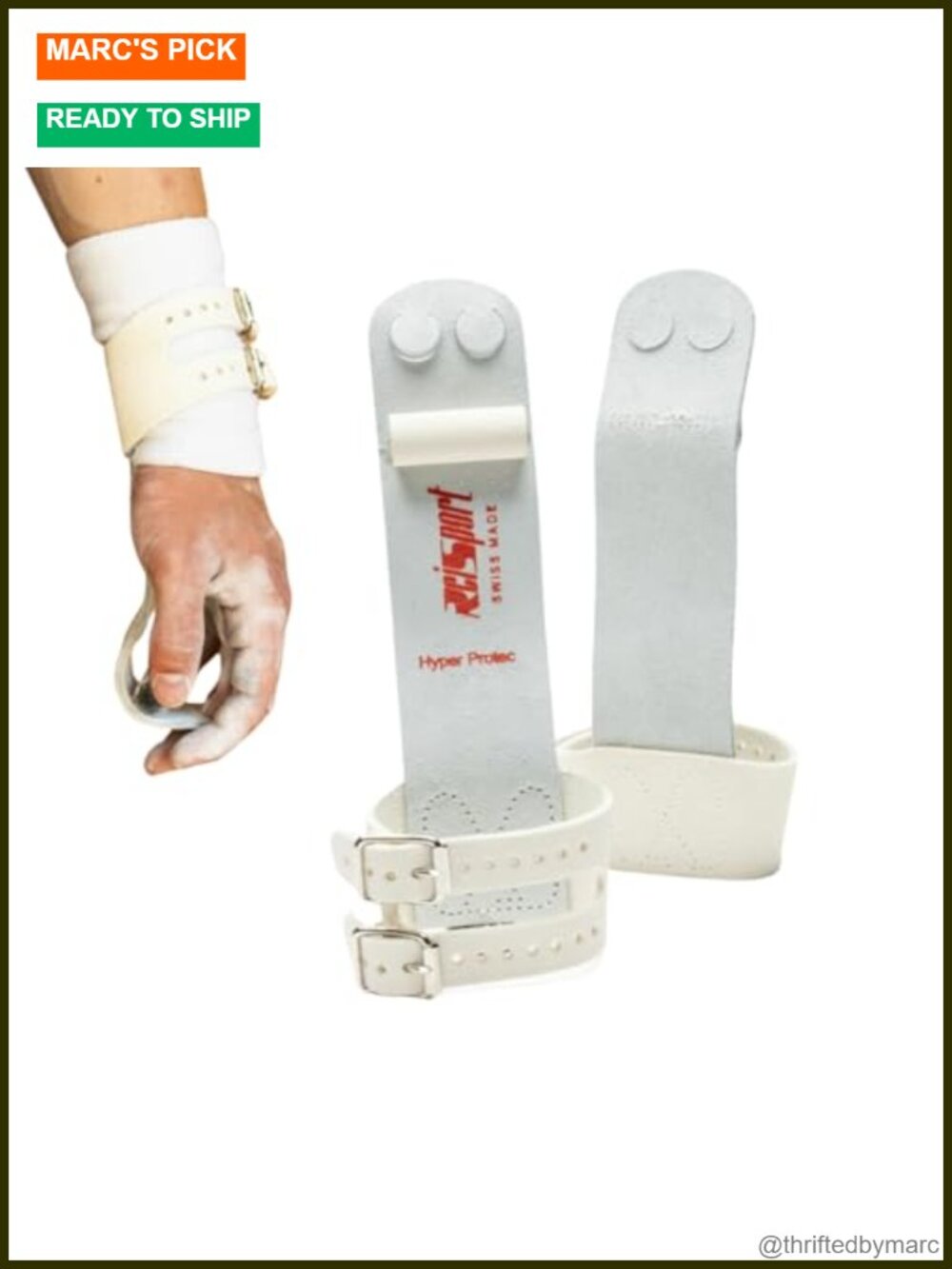 Reisport Protec Ring Gymnastics Leather Grips